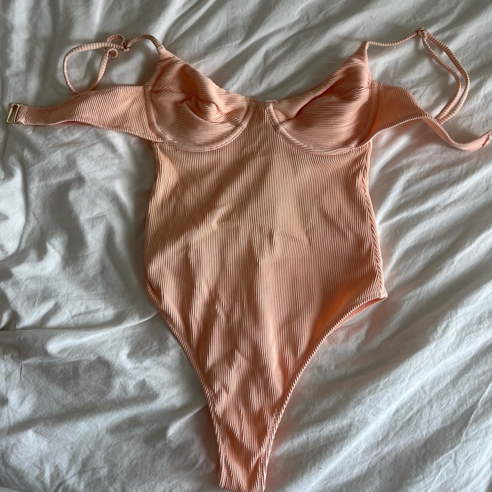 White fox x Sarah’s Day one piece swim suit